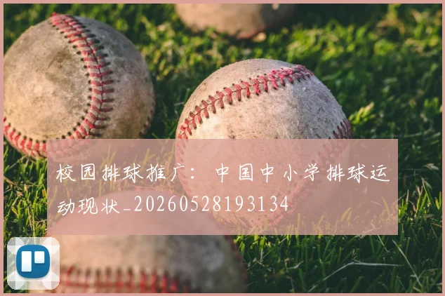 校园排球推广：中国中小学排球运动现状_20260528193134